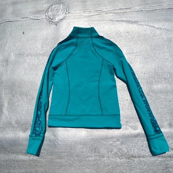 RARELY WORN Teal Ivivva by Lululemon Perfect Your Practice Jacket Size 8 - Picture 3 of 12